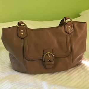 Coach Tan Leather Purse